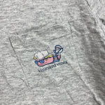 Load image into Gallery viewer, Vineyard Vines Gray Heather Lax Bro Whale Pocket T-Shirt 5T
