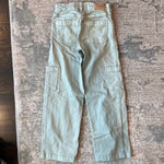 Load image into Gallery viewer, Abercrombie Kids High Rise Wide Leg Cargo Jeans 7/8 Long
