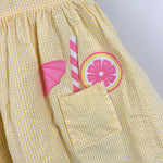 Load image into Gallery viewer, Florence Eiseman Lemonade Stand Yellow Seersucker Dress 2T
