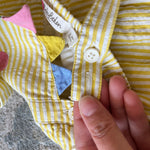 Load image into Gallery viewer, Mini Boden Sunshine Woven Dungarees Ivory Daffodil Sun 2-3
