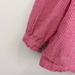 Load image into Gallery viewer, Little English Ruffled Peter Pan Blouse Red Gingham 4T

