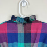 Load image into Gallery viewer, Vintage Halo Fashion Plaid Ruffle Dress
