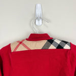 Load image into Gallery viewer, Burberry Full Zip Sweater Military Red 68 cm 6 Months
