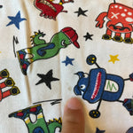 Load image into Gallery viewer, Hanna Andersson Colorful Monsters HannaJams Short John Pajamas 140 cm 10
