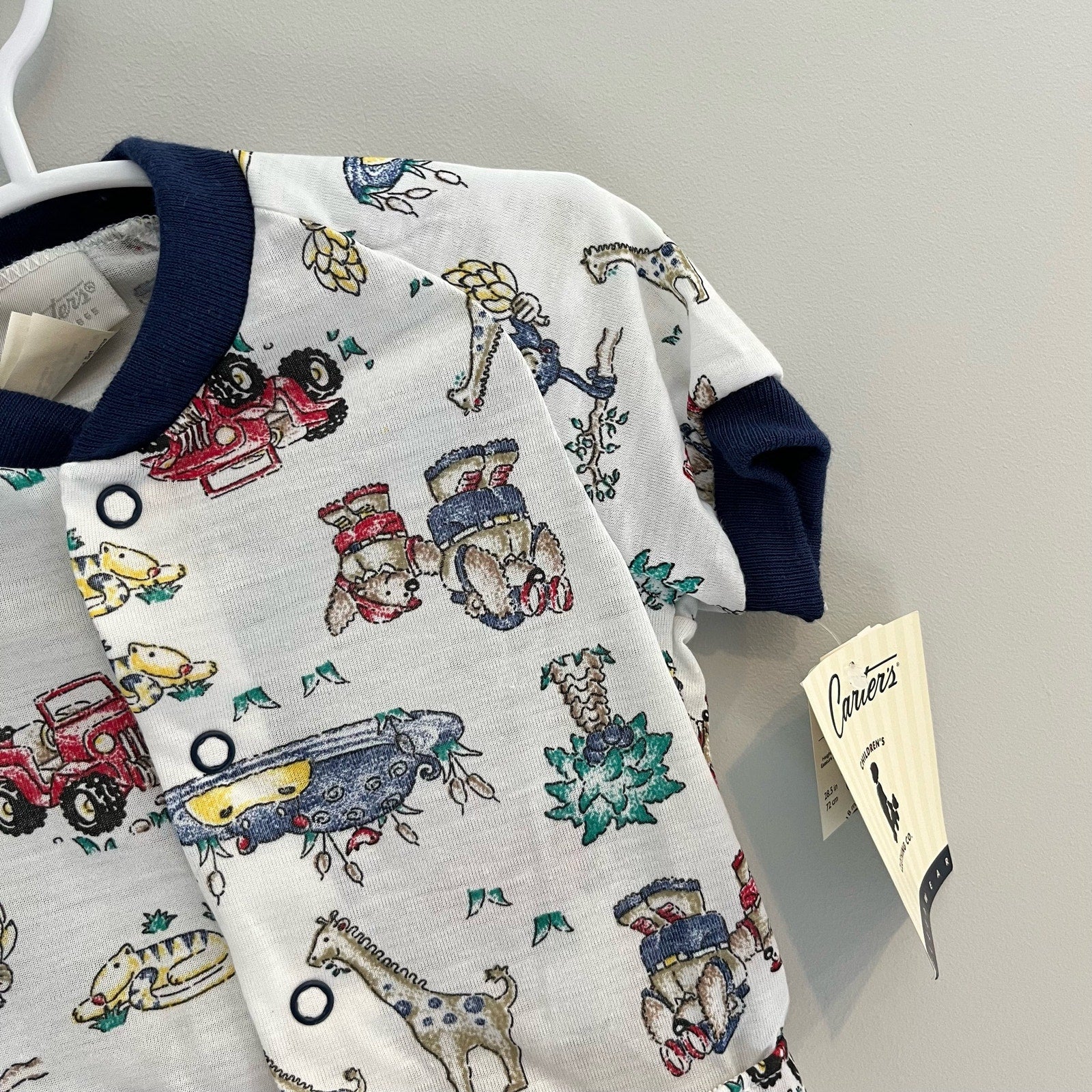 Vintage Carter's Safari Tour Pajamas 24 Months NWT