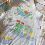 Load image into Gallery viewer, TBBC Sutton's Sweet Dream Pajamas Set Play in the Puddles with Worth Avenue White 8

