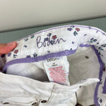 Load image into Gallery viewer, Mini Boden Girls White Denim Shorts 7
