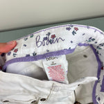 Load image into Gallery viewer, Mini Boden Girls White Denim Shorts 7
