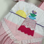 Load image into Gallery viewer, Vintage Pete's Jeans by Good Lad Pink Striped Romper 3T
