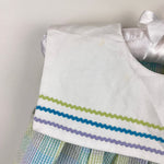 Load image into Gallery viewer, Vintage Youngland Pastel Seersucker Beach Dress 24 Months NWT
