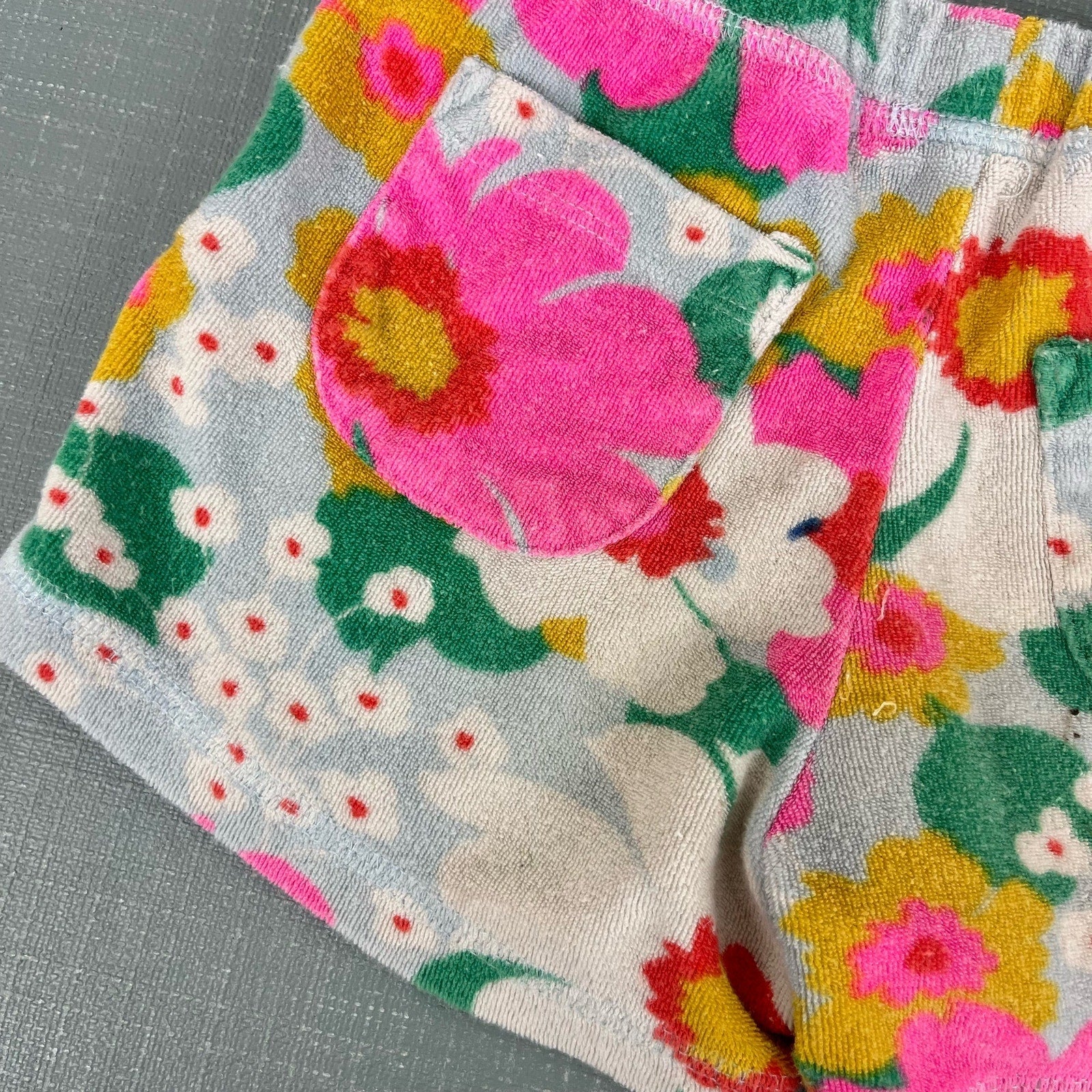 Mini Boden Floral Towelling Shorts 5T