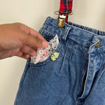 Load image into Gallery viewer, Vintage Young Hearts Denim Suspender Pants 3T
