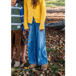 Load image into Gallery viewer, Abercrombie Kids High Rise Ultra Wide Leg Jeans 9/10 Long
