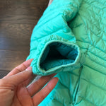 Load image into Gallery viewer, Lands' End Kids Down Insulated Hooded Jacket Aqua M 10-12
