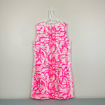 Load image into Gallery viewer, Lilly Pulitzer Girls Mini Mila Shift Dress Coral Reef Beside the Point 14
