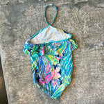 Load image into Gallery viewer, Lilly Pulitzer Girls&#39; Kaelie Multi Purrfect Swimsuit Size 7
