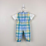 Load image into Gallery viewer, Vintage Good Lad of Philadelphia Plaid Bunny Suit Romper 3-6 Months USA
