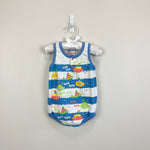 Load image into Gallery viewer, Vintage Buster Brown Ocean Bodysuit Romper 6-9 Months USA
