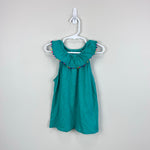 Load image into Gallery viewer, Mini Boden Charlie Pom Jersey Tank Top Green 7-8

