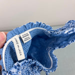 Load image into Gallery viewer, Janie and Jack Baby Floral Smocked Romper Silver Lake Blue 6-12 Months
