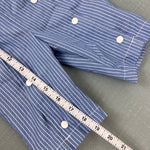 Load image into Gallery viewer, Vintage Carter's Blue Striped Tiger Car Overalls 6 Months USA
