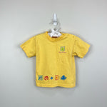 Load image into Gallery viewer, Vintage OshKosh B&#39;gosh Yellow Beach Tee Shirt 24 Months USA
