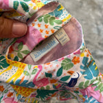 Load image into Gallery viewer, JoJo Maman Bebe Pretty Ruffle Shoulder Sunsuit Tropical Animals 0-3 Months NWT
