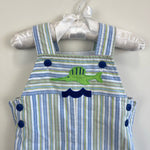 Load image into Gallery viewer, Florence Eiseman Striped Fish Shortall 9 Months

