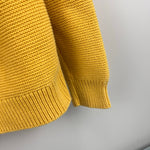 Load image into Gallery viewer, Hanna Andersson Mustard Yellow Cotton Cardigan Sweater 130 cm 8
