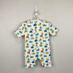 Load image into Gallery viewer, JoJo Maman Bebe Safari Romper Shortall 0-3 Months NWT
