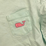 Load image into Gallery viewer, Vineyard Vines Short Sleeve Sticker Whale Pocket T-Shirt Aqua 6
