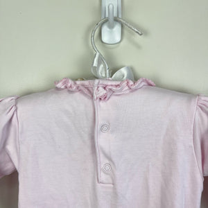 Kissy Kissy Premier Smocked Pink Footie 3-6 Months