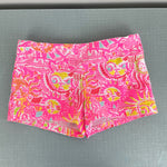 Load image into Gallery viewer, Lilly Pulitzer Little Liza Shorts Pink Pout More Kinis in the Keys 7
