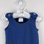 Load image into Gallery viewer, Hanna Andersson Baby French Terry Overalls Navy Blue 75 cm 12-18 Months
