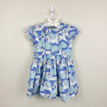 Load image into Gallery viewer, Mini Boden Peter Pan Collar Ruffle Unicorn Dress 3-4
