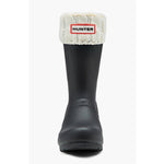 Load image into Gallery viewer, Hunter Kids Cable Knit Cuff Welly Boot Socks for the Hunter Original White Large 1-3
