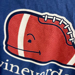 Load image into Gallery viewer, Vineyard Vines Boys' Long-Sleeve Football Whale Hooded T-Shirt Blue 6
