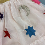 Load image into Gallery viewer, Mini Boden Tulle Applique Skirt Sandpiper Stars 4-5
