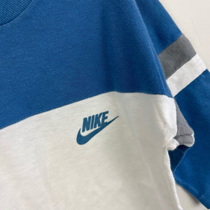 Vintage Nike White Blue Tee Small USA