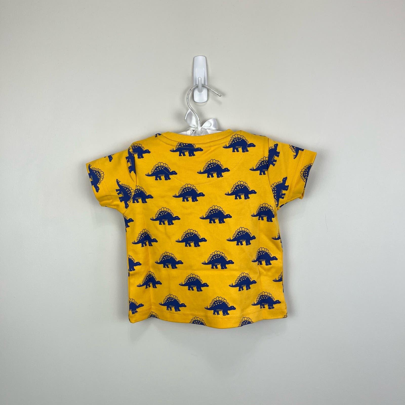 JoJo Maman Bebe Stegosaurus Print T-Shirt 6-12 Months NWT