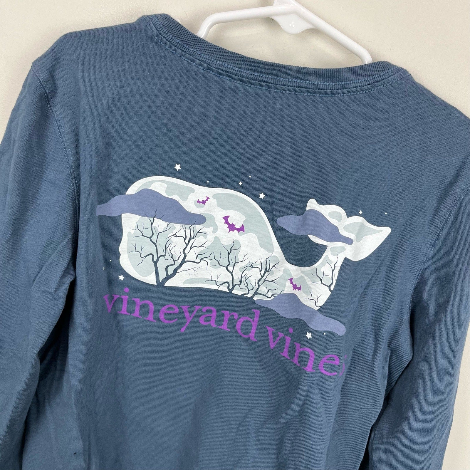 Vineyard Vines Long Sleeve Halloween Pocket Tee XS 5-6