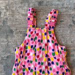 Load image into Gallery viewer, Hanna Andersson Pink Tulip Snow Bibs 100 cm 4T
