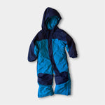 Load image into Gallery viewer, L.L. Bean Kids Navy &amp; Teal Snow Suit 2T
