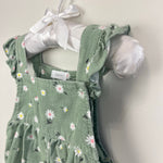 Load image into Gallery viewer, Angel Dear Daisy Play Ruffle Corduroy Overalls 12-18 Months
