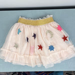 Load image into Gallery viewer, Mini Boden Tulle Applique Skirt Sandpiper Stars 4-5
