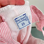 Load image into Gallery viewer, Vintage Pete's Jeans by Good Lad Pink Striped Romper 3T
