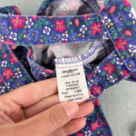 Load image into Gallery viewer, Vintage OshKosh B'gosh Purple Floral Overalls 18 Months USA
