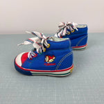 Load image into Gallery viewer, Vintage 90s Playskool Blue Airplane High Top Sneakers Baby Toddler 4
