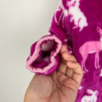 Load image into Gallery viewer, Hatley Fleece Cold Weather Baby Bundler Pink Animals 6-12 Months
