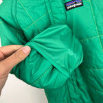 Load image into Gallery viewer, Patagonia Baby Reversible Puff-Ball Bunting Blue Green Waves 18 Months
